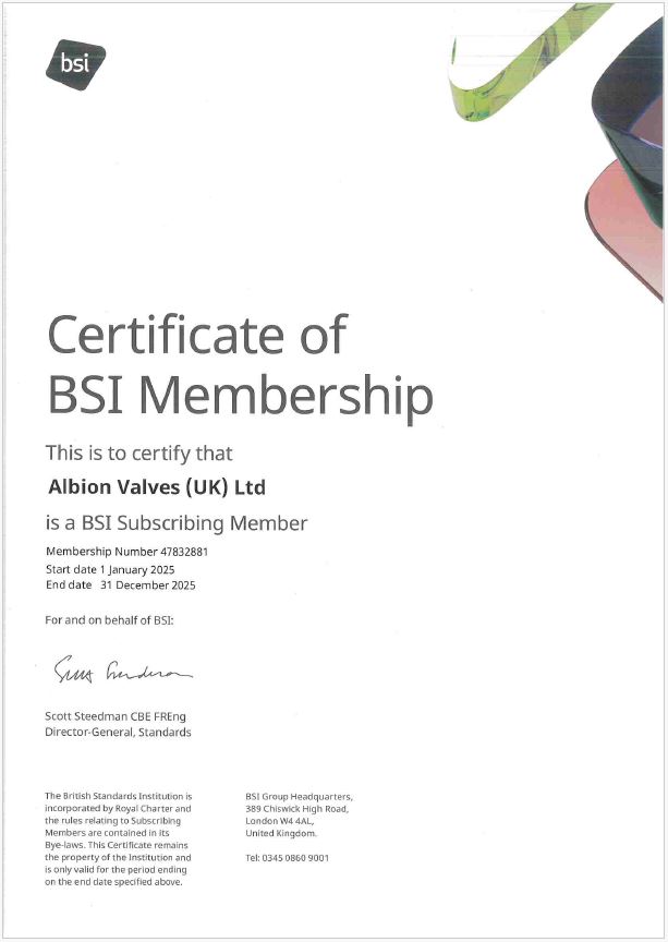 BSI Certificate